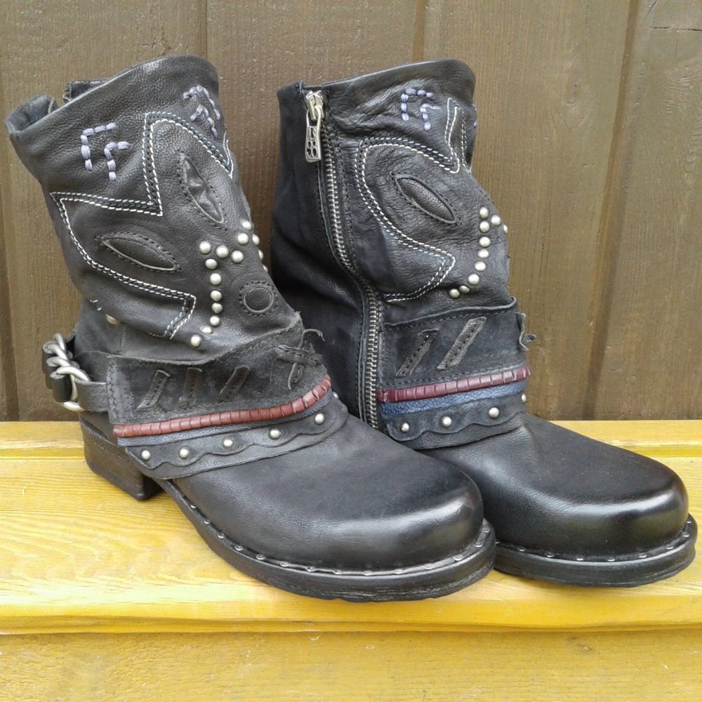 A.S.98 New with box leather boots